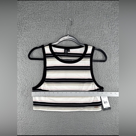 Volcom Lil Tank Top Colorful Striped Crop Tank Women’s Sz S NWT - Picture 5 of 14